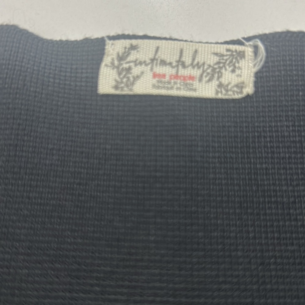 Free‎ People Intimately Flutter Cropped Black Top. Size S - Picture 8 of 15